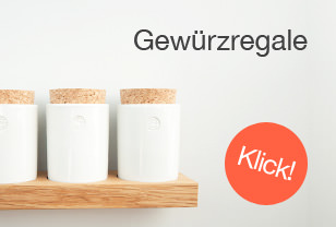 Gewürzregal aus Holz